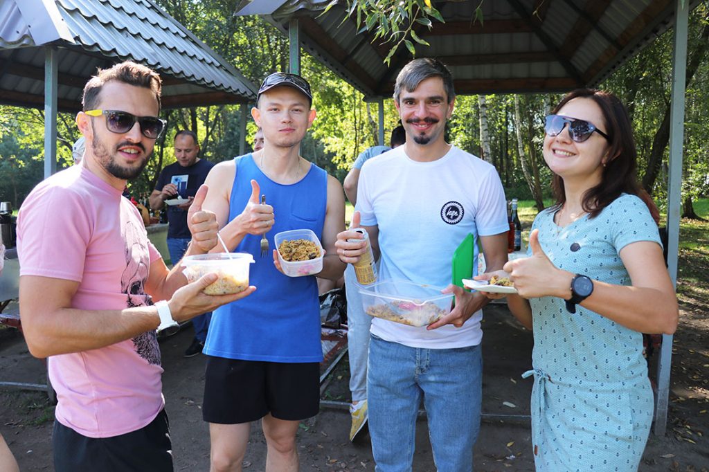 Dovydko Running Club на пикнике